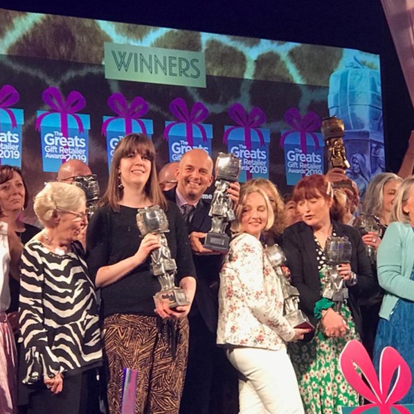 WINNER OF THE GREATS GIFT RETAILER AWARDS 2019