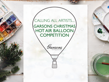 CALLING ALL ARTISTS... GARSONS CHRISTMAS HOT AIR BALLOON
