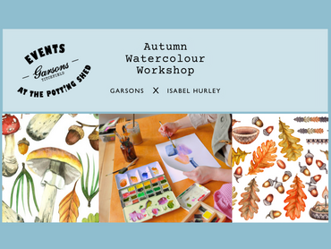 Autumn Watercolour Workshop - at Garsons Titchfield
