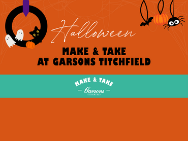 Halloween Make & Take - at Garsons Titchfield
