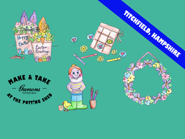 Make & Take at The Potting Shed: Children's Easter/Spring Events