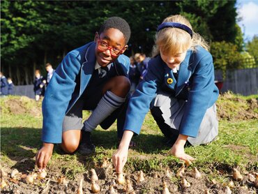 Bulb Planting at Danes Hill School