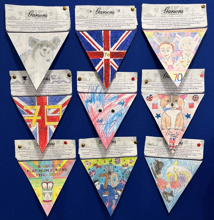 Platinum Jubilee children's activites Garsons