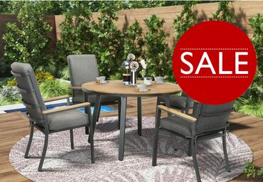 Now £1199  |  Round Dining 4 Set