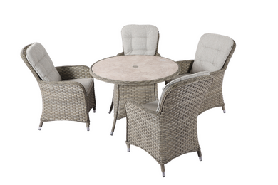 Eton 4 Seat Round Dining Set - image 6