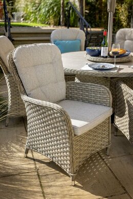 Eton 6 Seat Round Dining Set - image 6