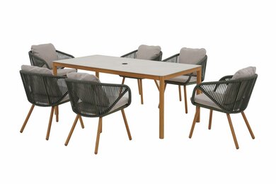 Helsinki 6 Seat Dining Set - image 4