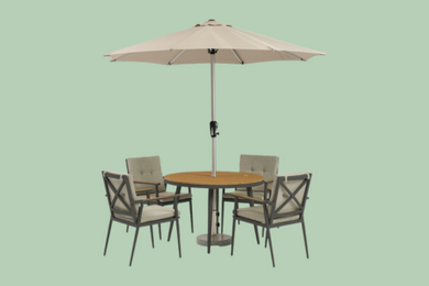 Kensington 4 Seat Dining Set - image 1