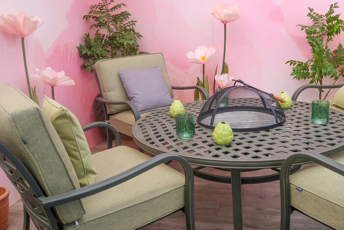Oakley Fire-pit Lounge Set - image 1