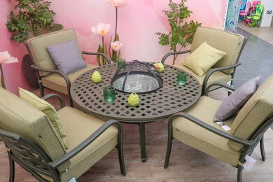 Oakley Fire-pit Lounge Set - image 2