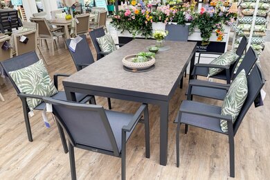 Seville Extendable 8 Seat Dining Set - image 1