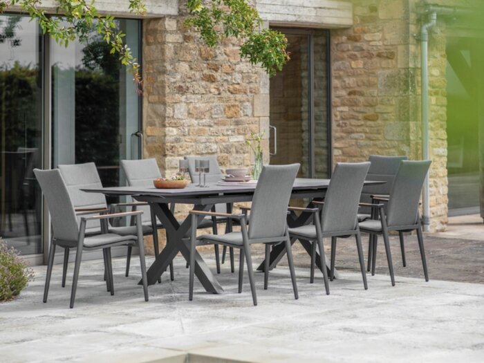 Sofia Deluxe 8 Seat Extendable Dining Set - image 1