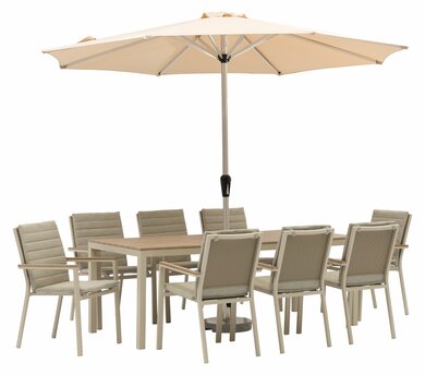 Zurich Mocha 8 Seat Dining Set - image 3