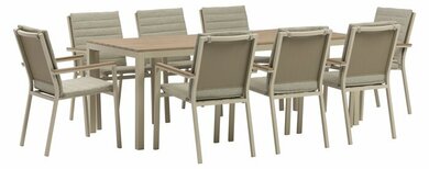 Zurich Mocha 8 Seat Dining Set - image 2