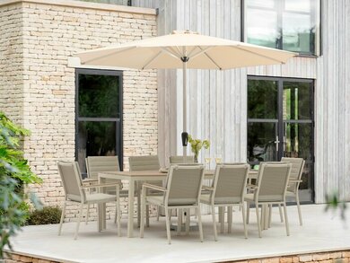 Zurich Mocha 8 Seat Dining Set - image 1