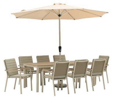 Zurich Mocha 8 Seat Dining Set - image 3